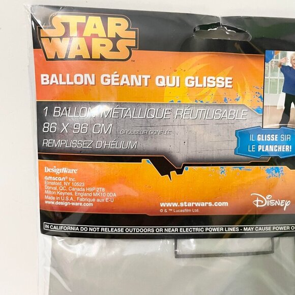 R2-D2 Star Wars Giant Gliding Birthday Balloon 38 Inch Tall Disney - Picture 14 of 16